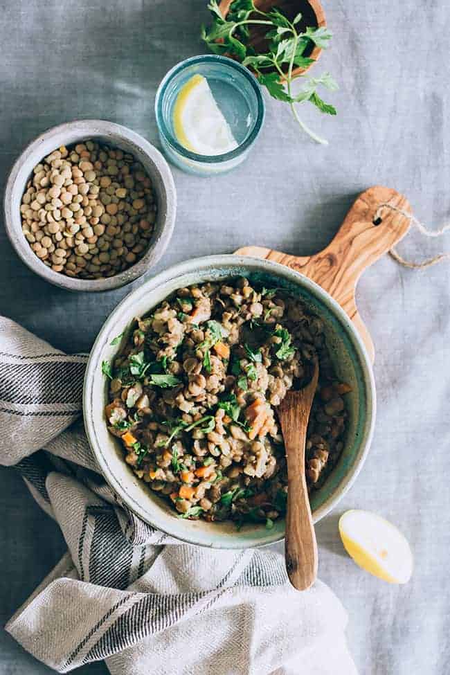 Simple Lentil Stew from Hello Glow