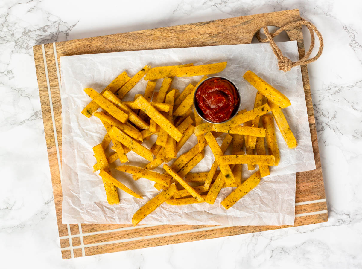 Easy Polenta Fries from Wholly Plants