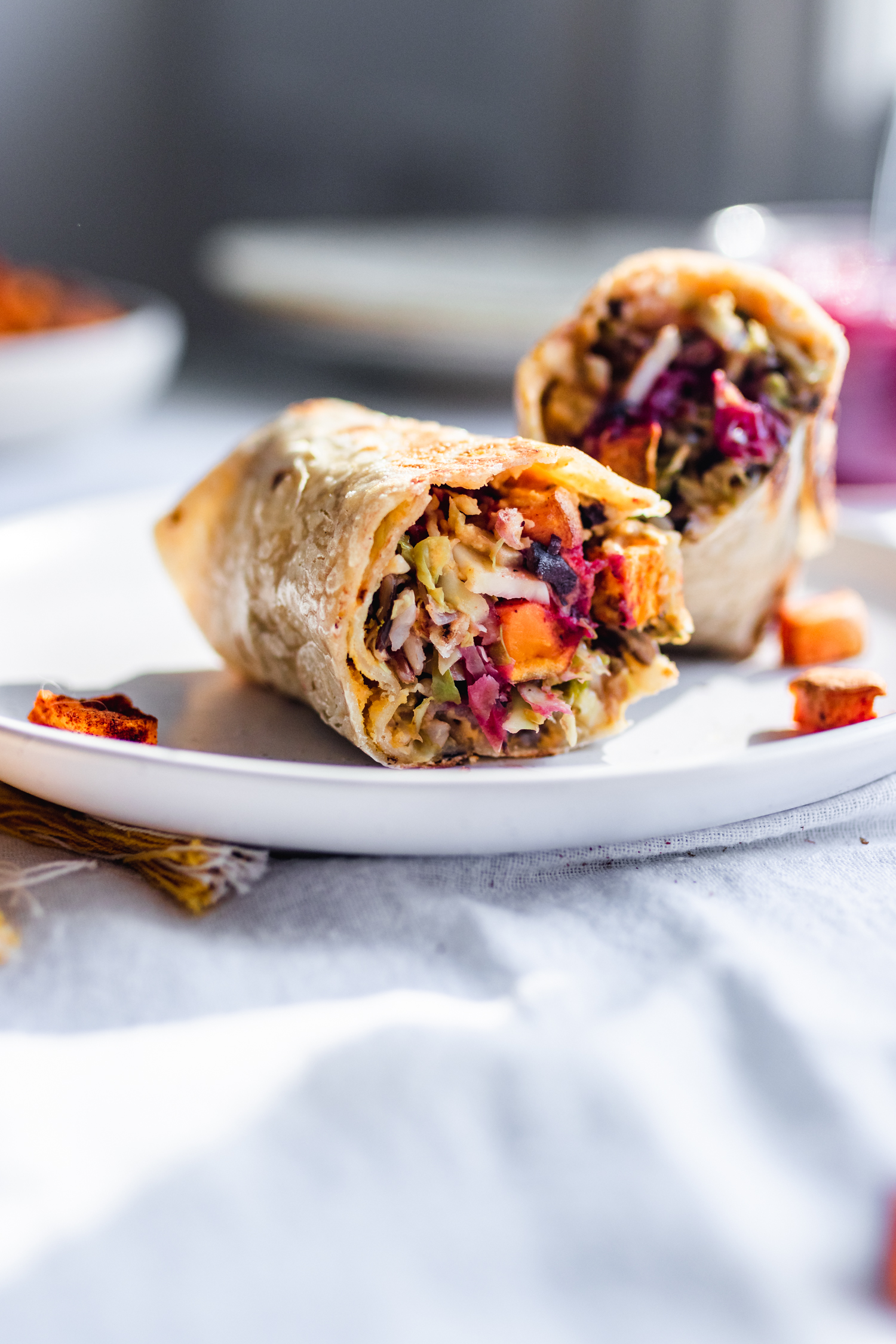 Fall Inspired Burrito Wrap from Murielle Banackissa