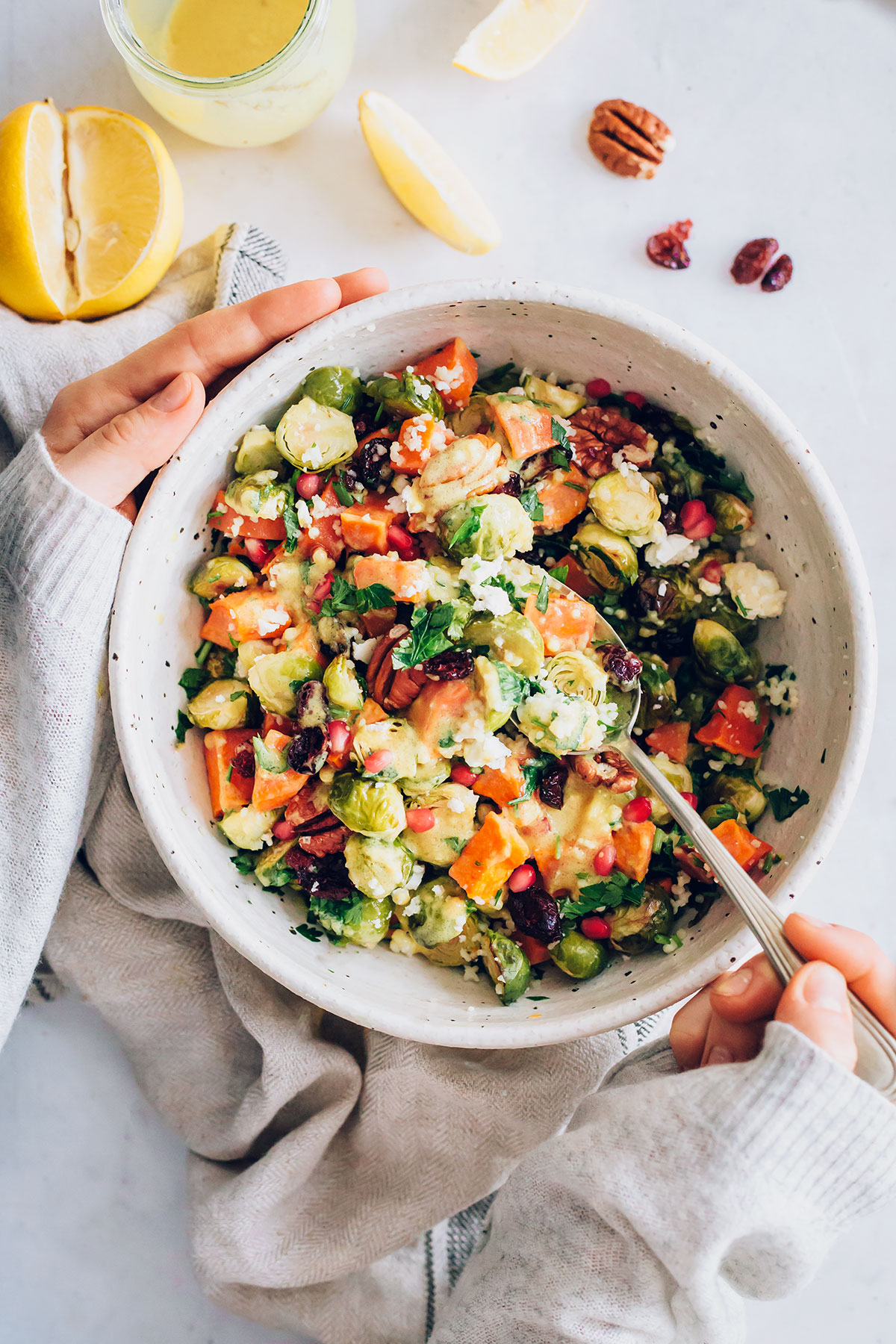 HOW TO MAKE A BRUSSELS SPROUTS SALAD