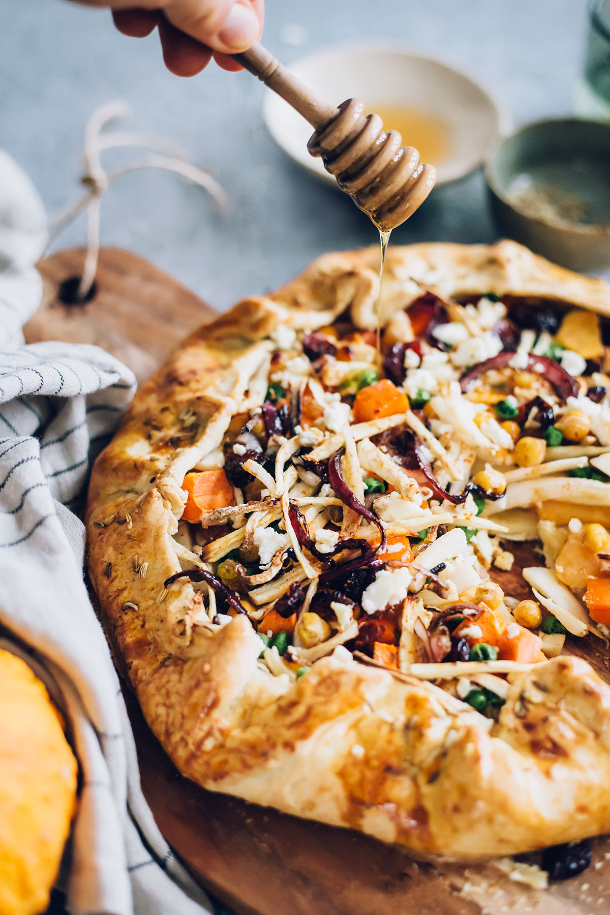 Roasted Vegetable Galette - Craving Tasty