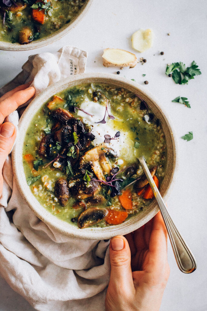 Mushroom Barley Soup