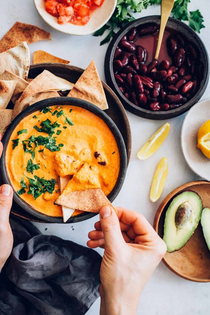 How to make vegan cheese dip