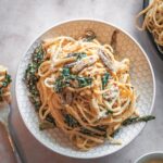 Collard Green Carbonara from Southern Vegan