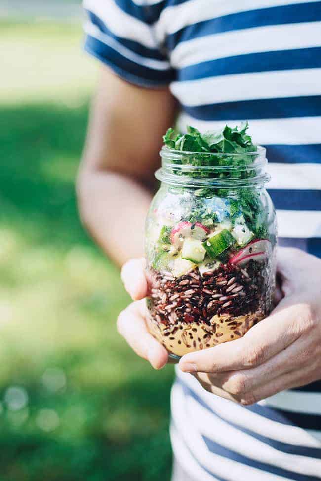 Mason jar salad with Asian dressing - Recipes 