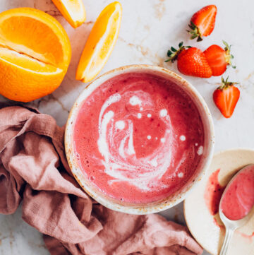 A Refreshing Strawberry Soup + How to Use the Leftovers - HelloGlow.co