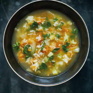 Carrot, Rice and New Potato Soup - Hello Veggie