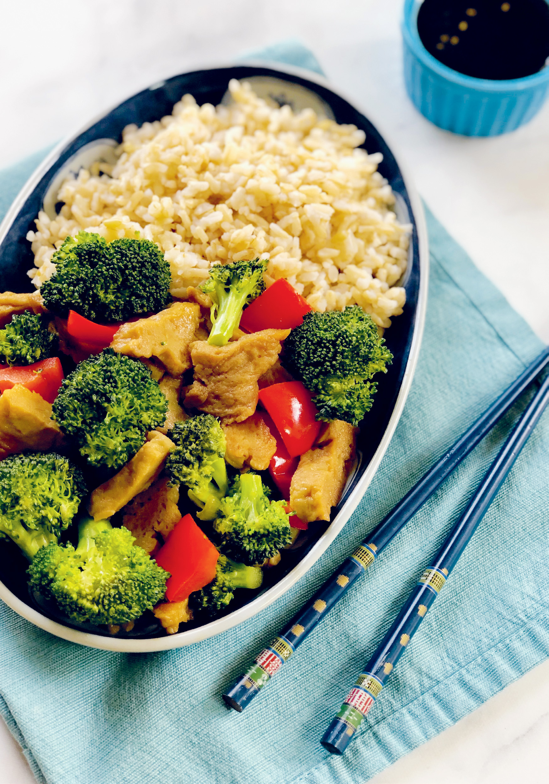 Seitan and Broccoli Stir Fry