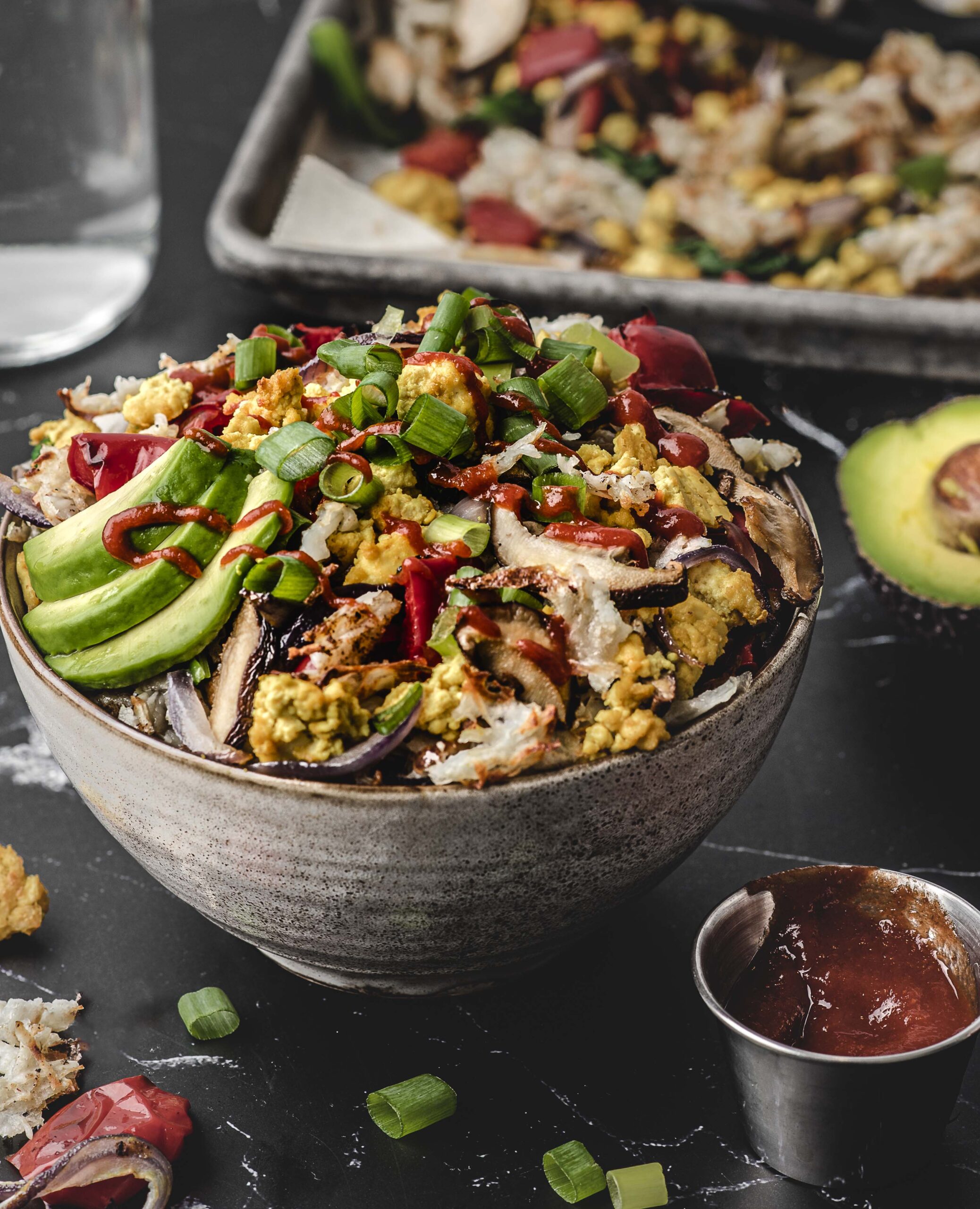 All-in-One Breakfast Sheet Pan Bowls - Hello Veggie