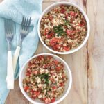 Minty Feta and Tomato Couscous Salad - Hello Veggie