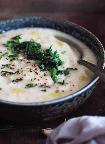 Vegan Cauliflower Soup Recipe