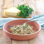 Wild Rice with Creamy Mushroom Sauce - Hello Veggie