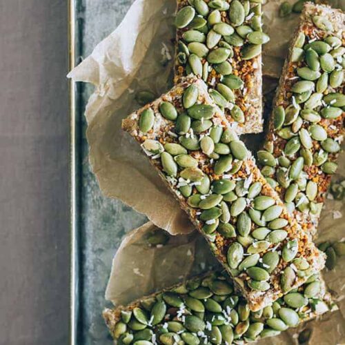 Pumpkin Seeds Granola Bars