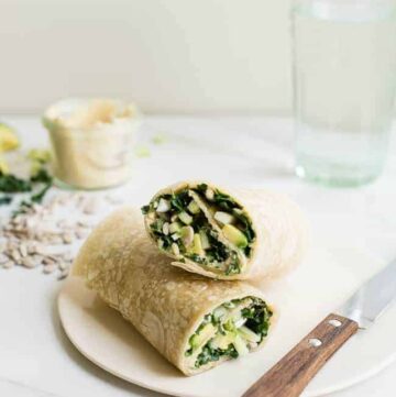 Protein Packed Hummus Wrap Recipe